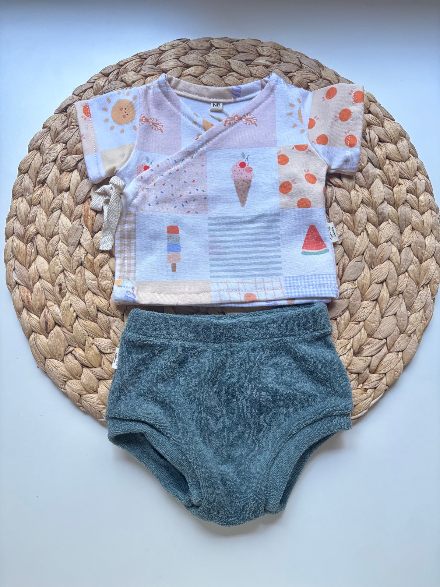 Conjunto newborn verano SUMMER VIBES