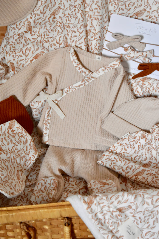 Conjunto newborn LIGHT BEIGE