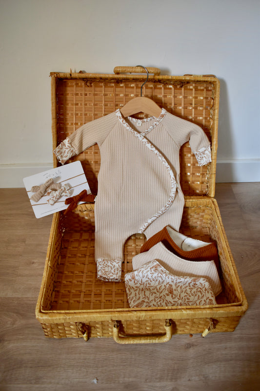 Pelele cruzado LIGHT BEIGE