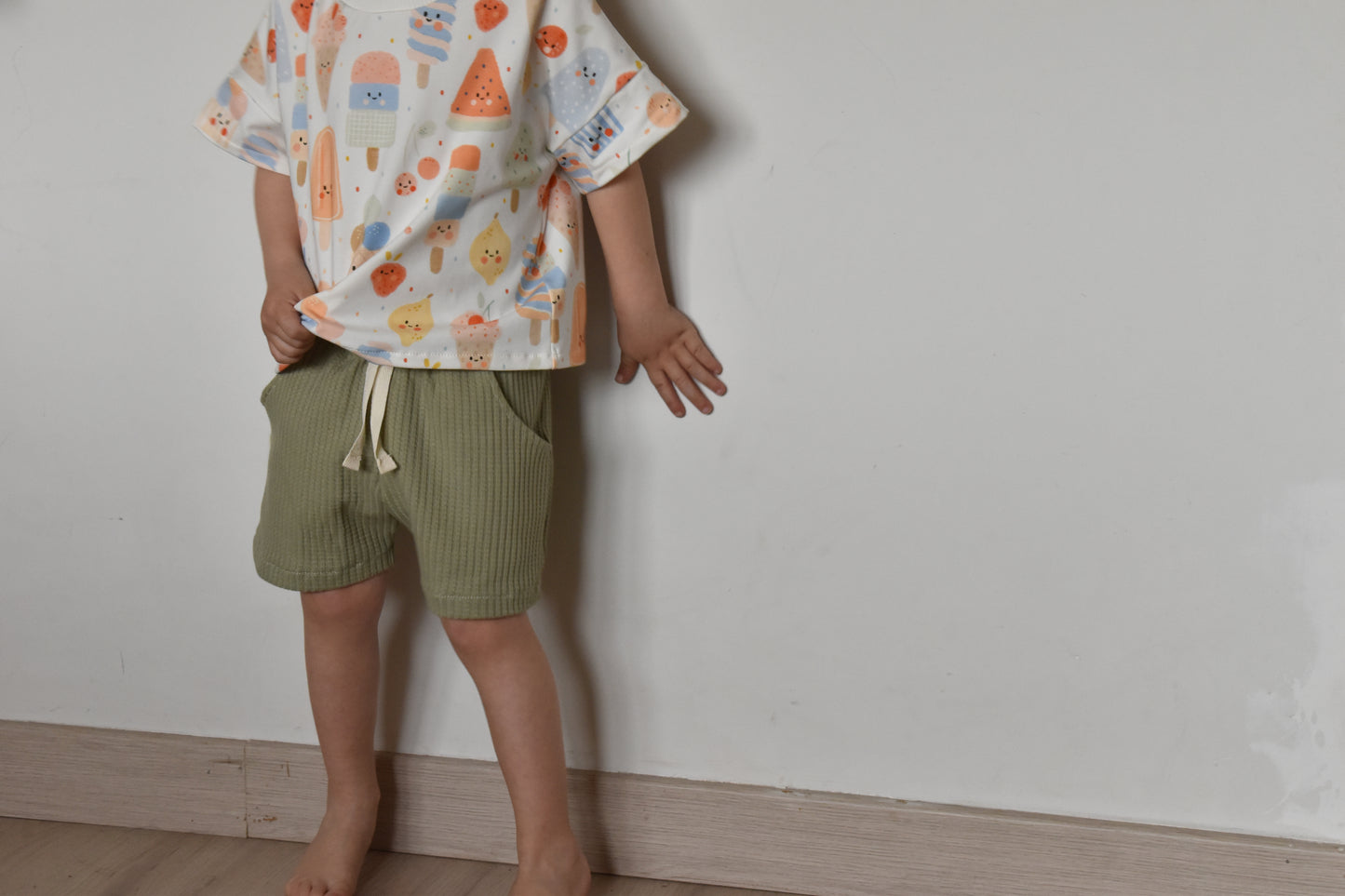 Green shorts