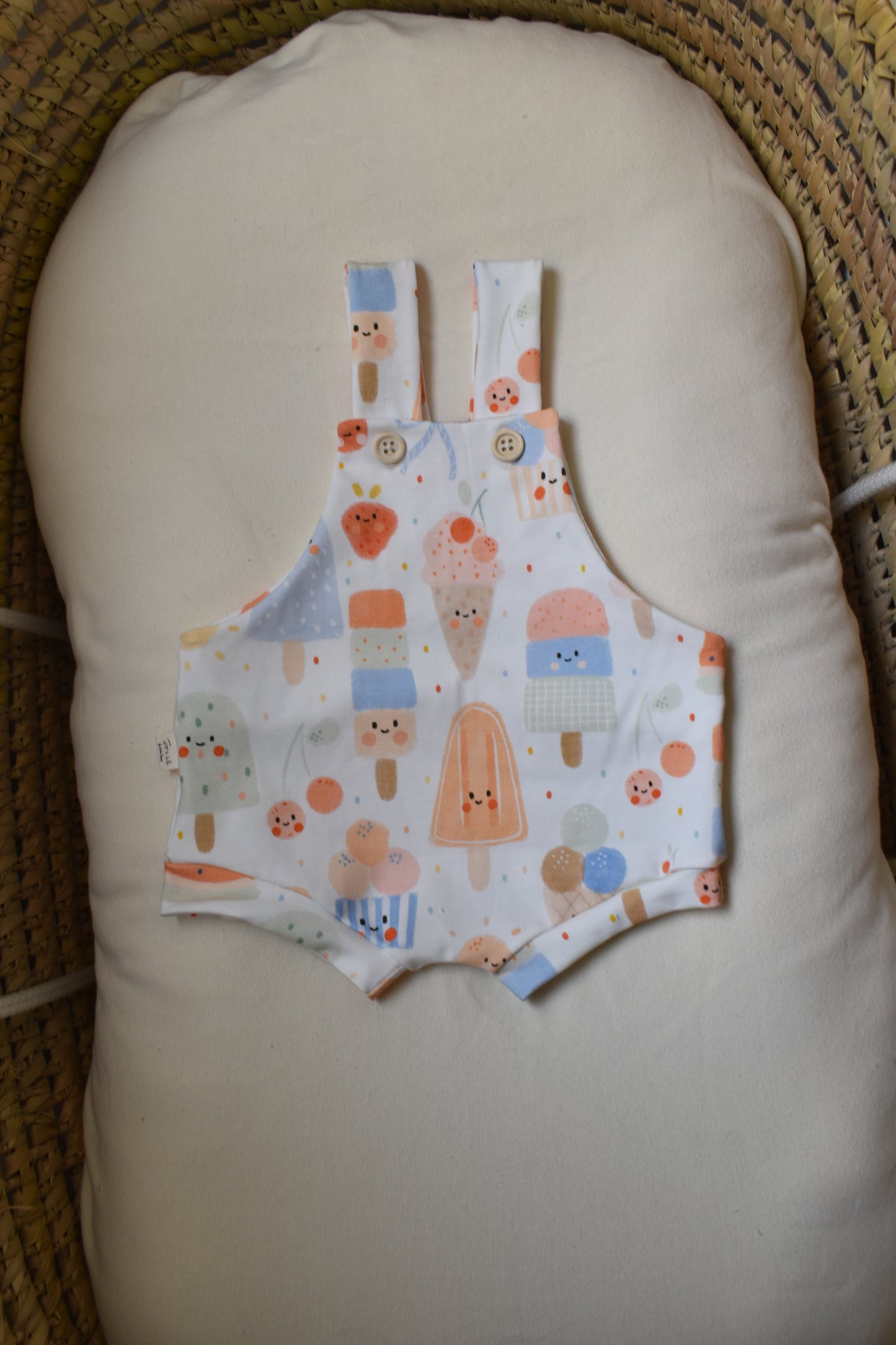Short overalls ICE CREAM