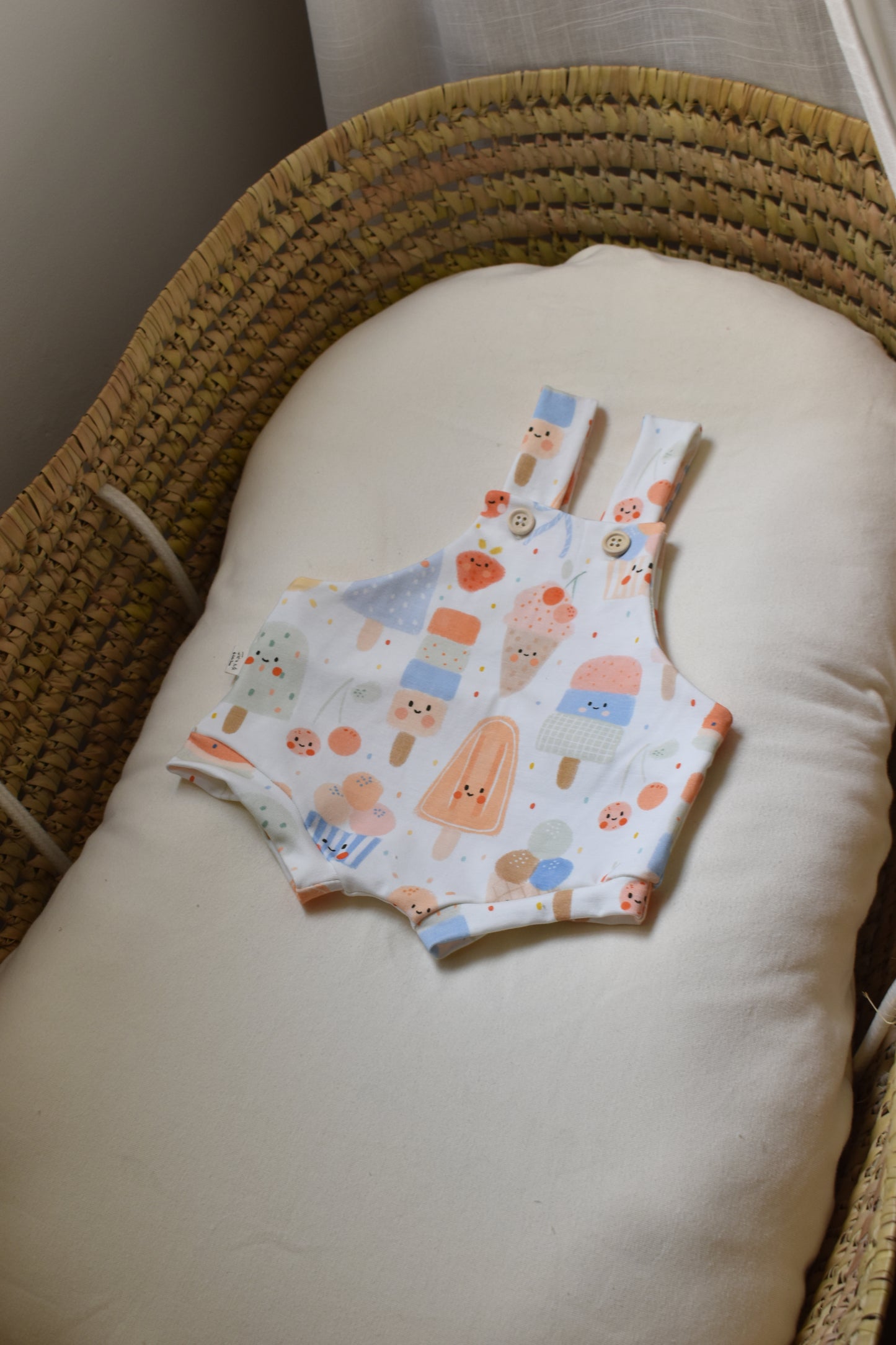 Short overalls ICE CREAM