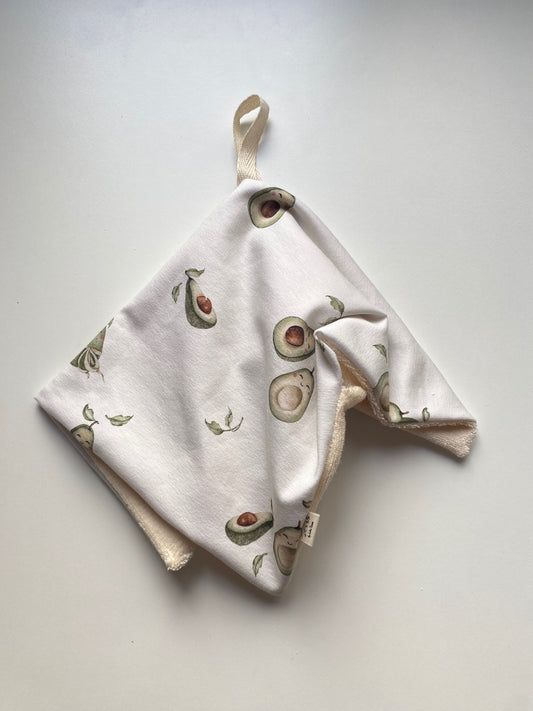 Manta chupete/ Doudou AGUACATES