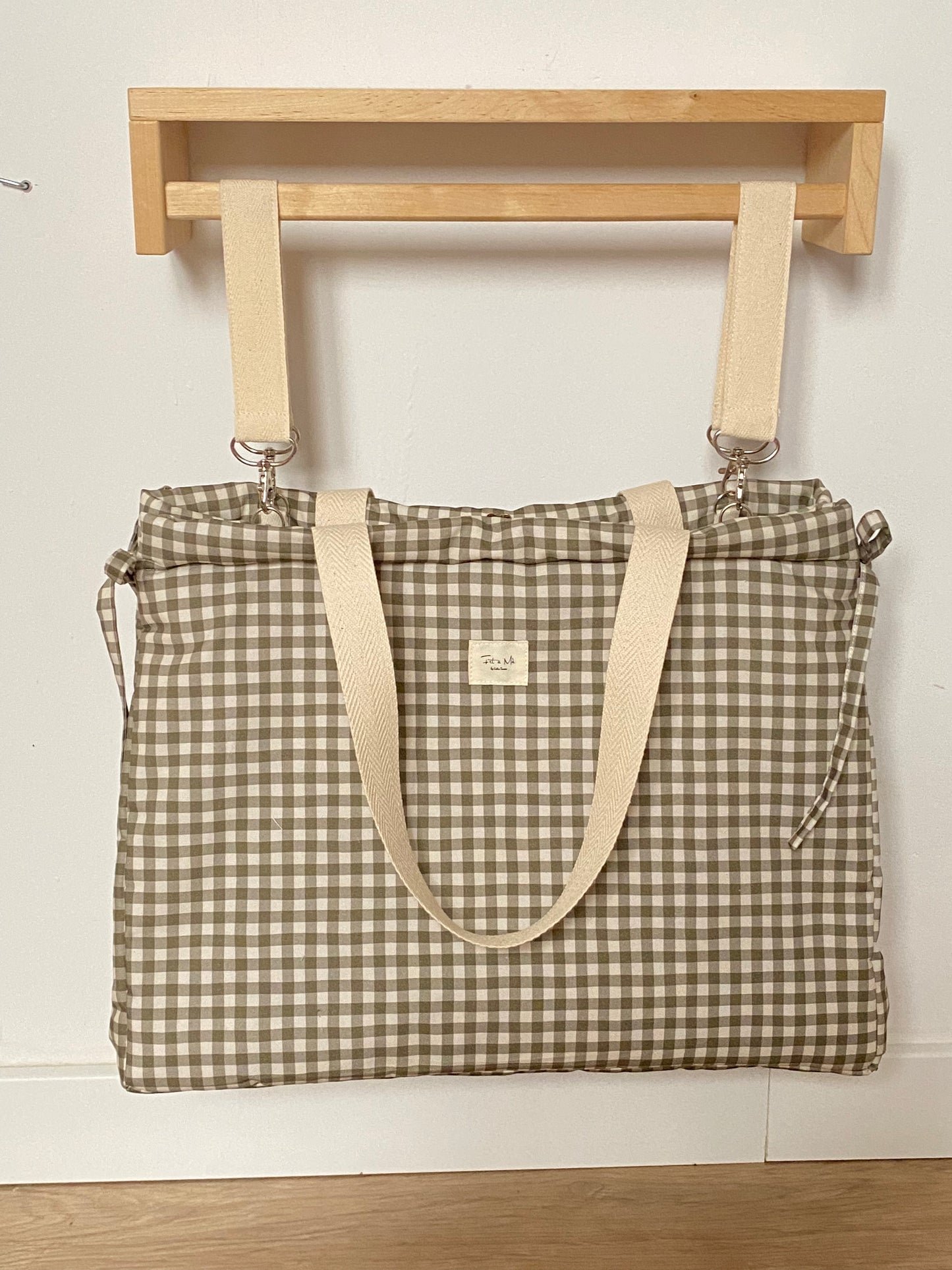 Bolsa CUADROS VERDE