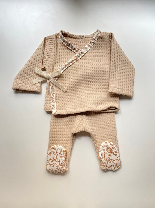 Conjunto newborn LIGHT BEIGE