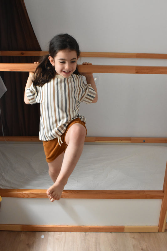 Camiseta manga corta STRIPES MULTI