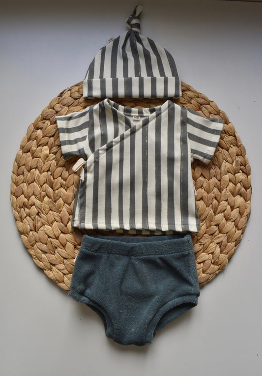 Conjunto newborn verano STRIPES