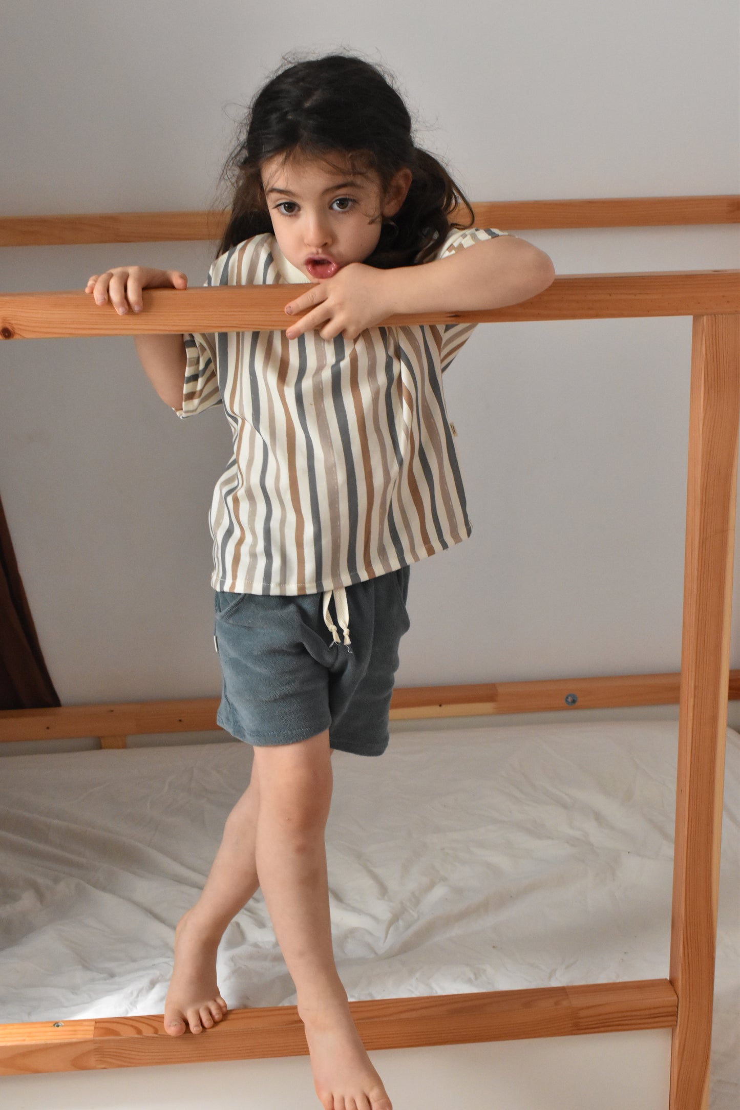 Camiseta manga corta STRIPES MULTI