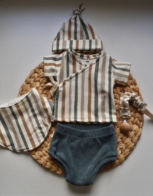 Conjunto newborn verano STRIPES MULTI