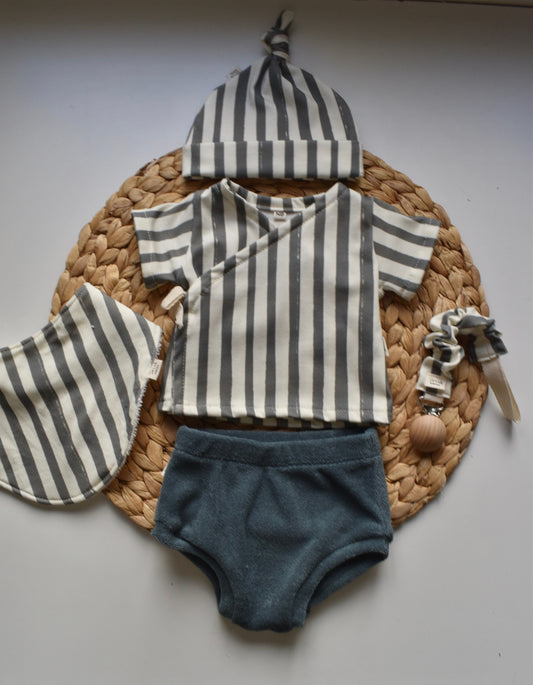 Conjunto newborn verano STRIPES
