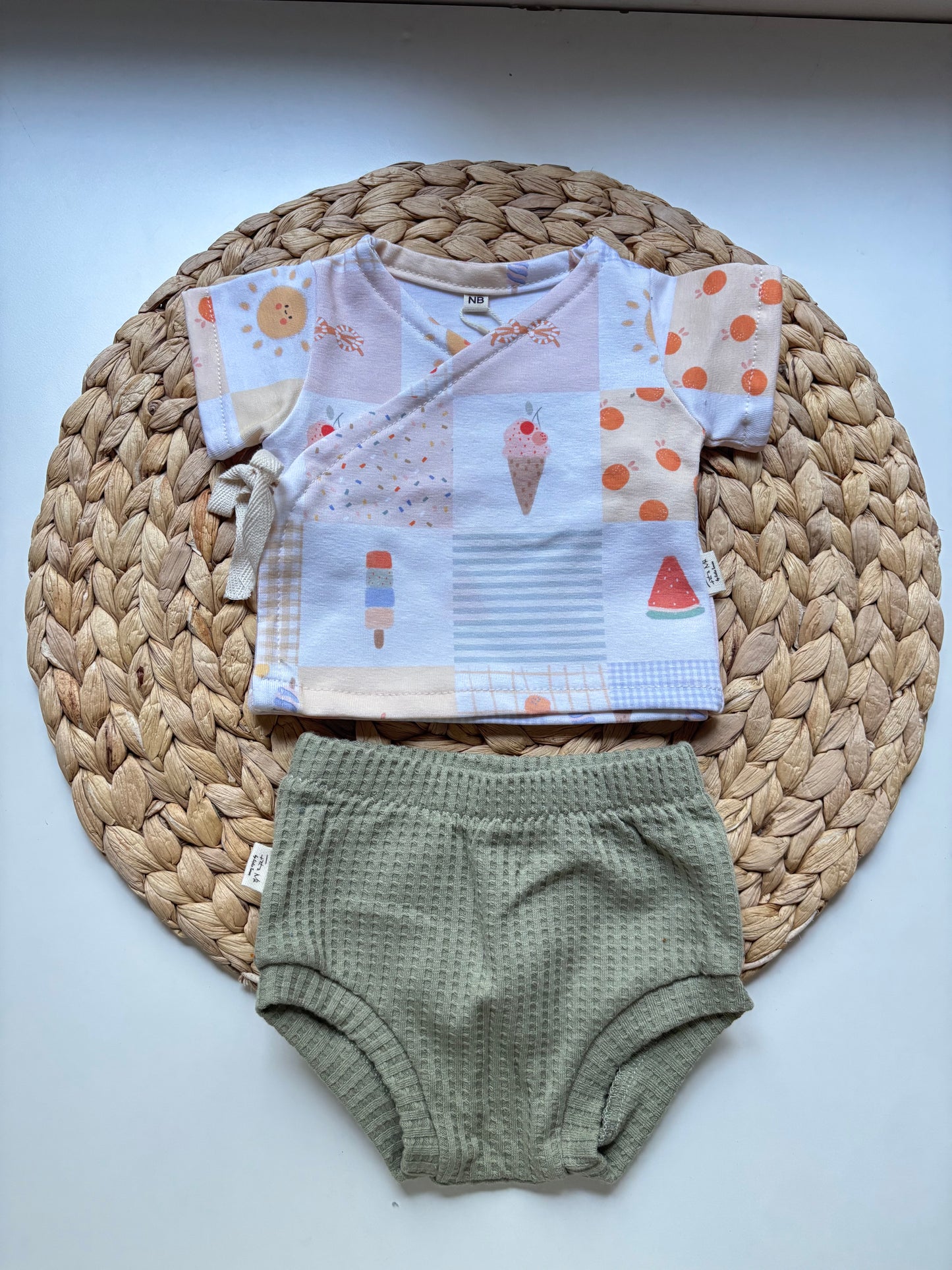Conjunto newborn verano SUMMER VIBES
