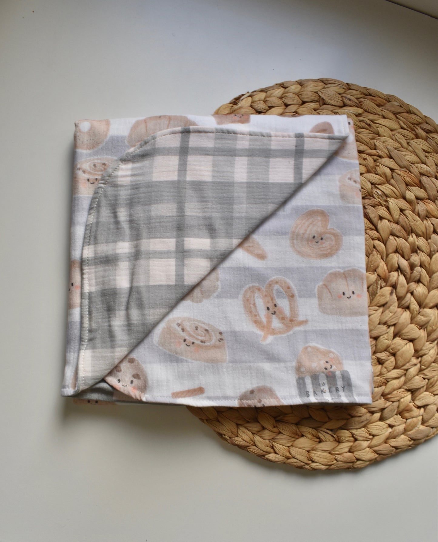 Muselina reversible PETITE BOULANGERIE