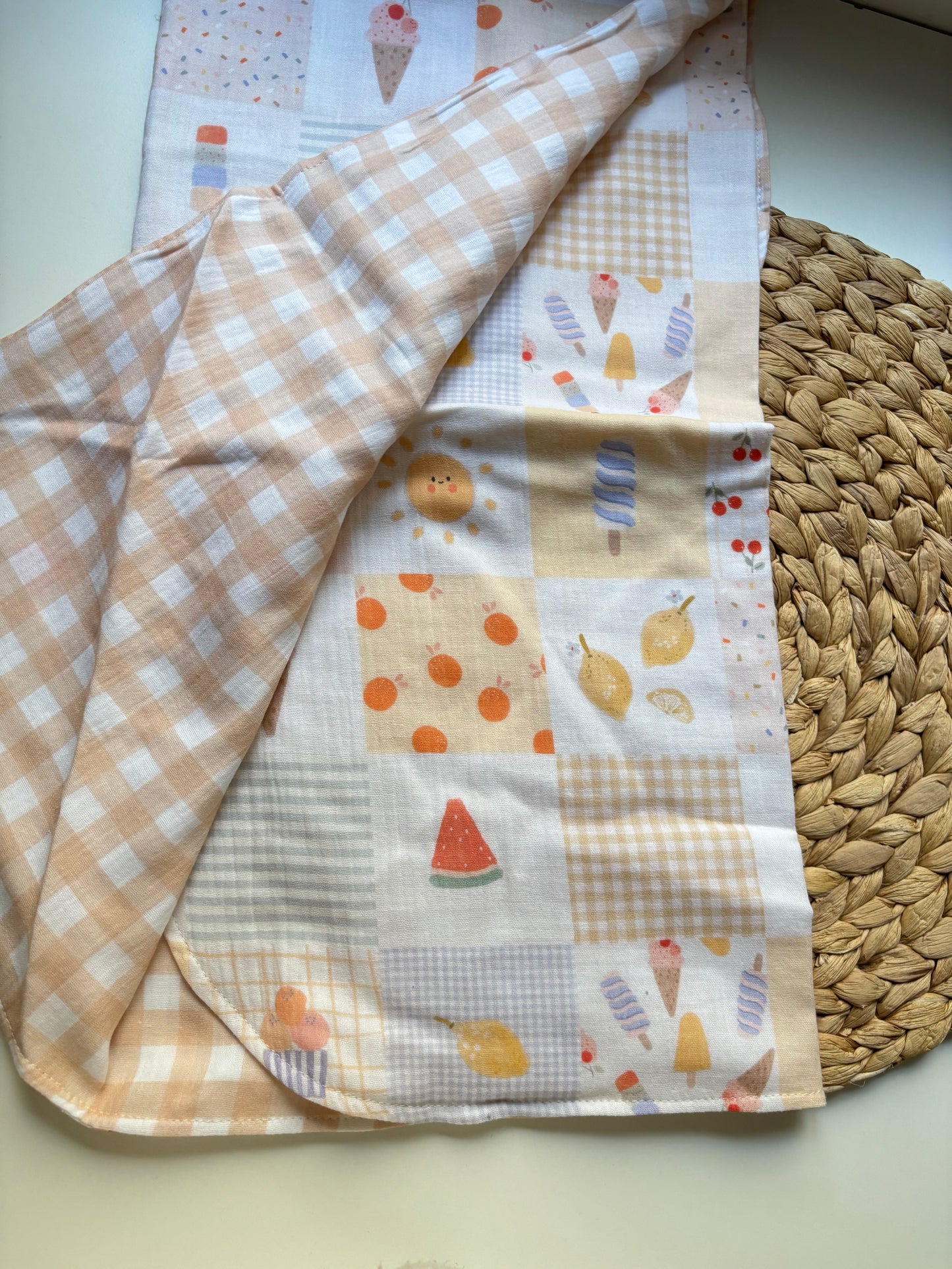 Muselina reversible SUMMER VIBES