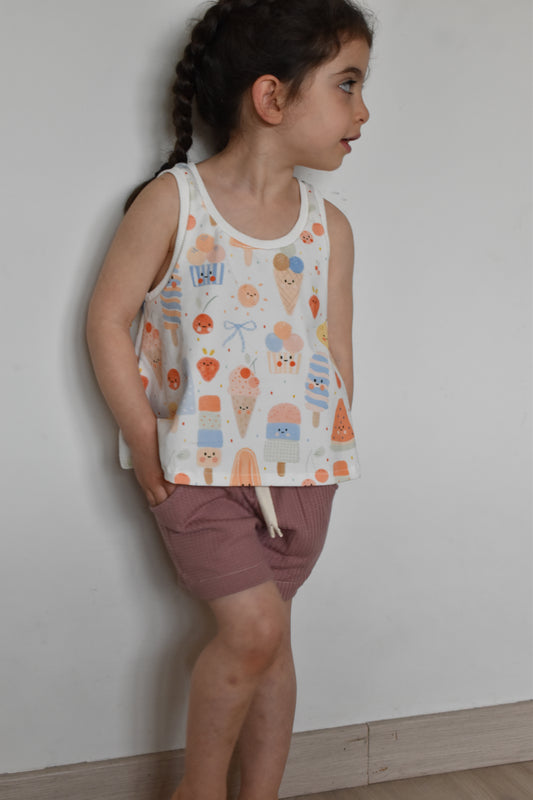 Camiseta tirantes HELADOS