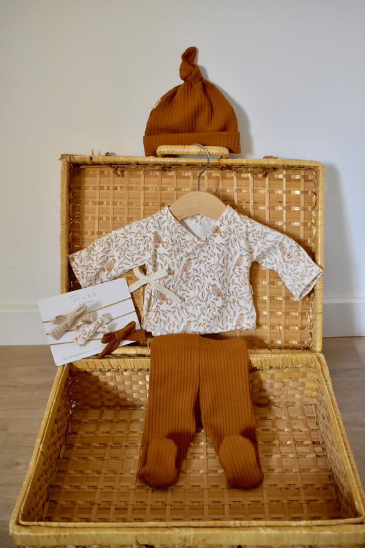 Conjunto newborn WHIMSICAL CARAMEL