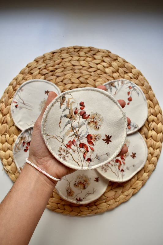 Discos de lactancia BOTANICAL CHRISTMAS