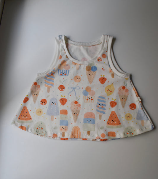 Camiseta tirantes HELADOS