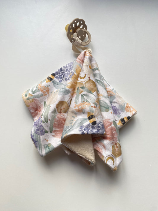 Manta chupete/ Doudou HONEY BLOSSOM