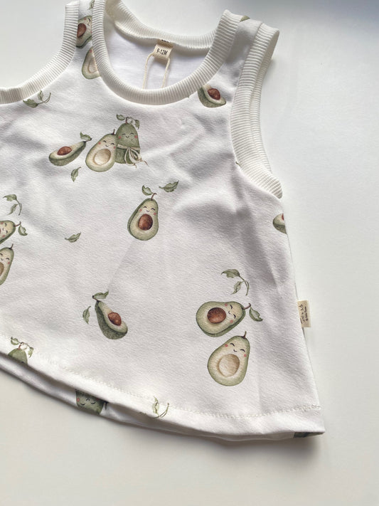 Camiseta tirantes AGUACATES