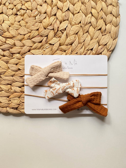 SET Diademas lazo WHIMSICAL